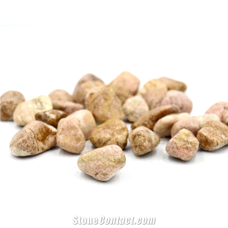 Polished Multicolored Gravel Pebbles, Washed River Stone From China