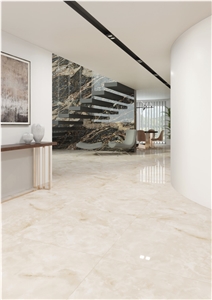 Delphus Marble-Look Porcelain Tile 100X100x1 Cm