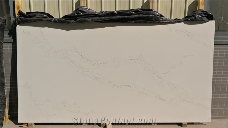 Artificial Calacatta Quartz Stone Good Quality