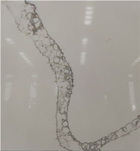 Calacatta Artificial Marble Quartz Stones In White