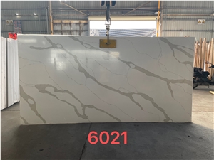 Calacatta White Quartz Slabs 2023