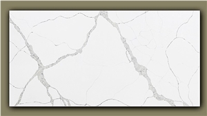 Modern Calacatta Texture Quartz Slabs 2023 9878