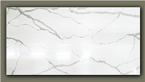 New Calacatta Texture With Bright Surface Quartz Slabs 9030 New Calacatta Texture With Bright Surface Quartz Slabs 9030