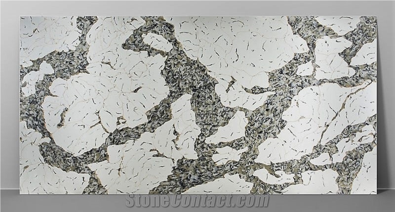 New Texture Calacatta Quartz Slabs 2023 Z-9312