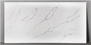 New Texture Shining Calacatta Quartz Slabs Z-8933