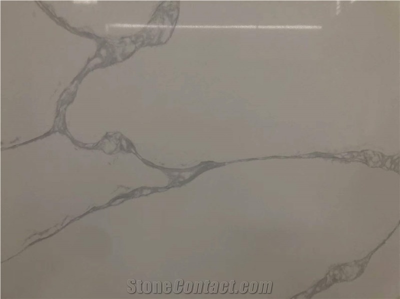 Popular  Calacatta Panda Quartz Stone Slabs