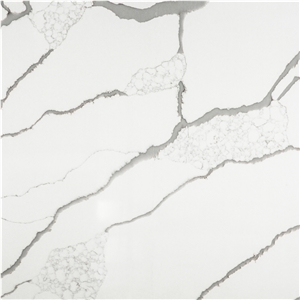 Quartz Slab White Background Color
