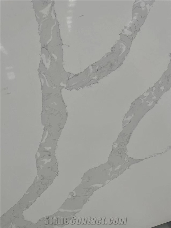 Quartz Stone Calacatta Jumbo Stone Slabs