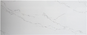 White Calacatta  Quartz Slabs With Modern Aesthetic
