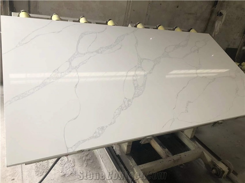 White Color Calacatta Quartz Stone Hot Sale