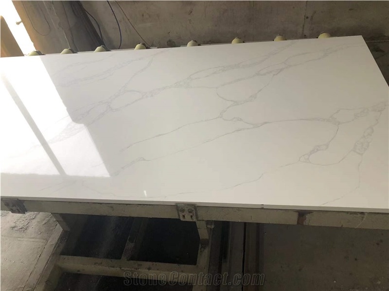 White Color Calacatta Quartz Stone Hot Sale