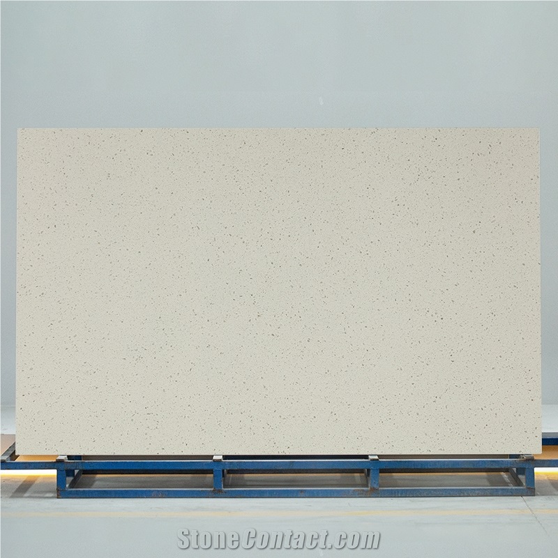 OPPEIN Beige Color Modern Quartz Slabs