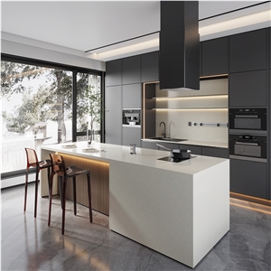 OPPEIN Beige Color Modern Quartz Slabs