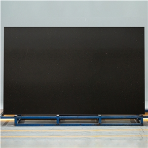 OPPEIN Black Modern Artificial Quartz Slab 3050*1520Mm