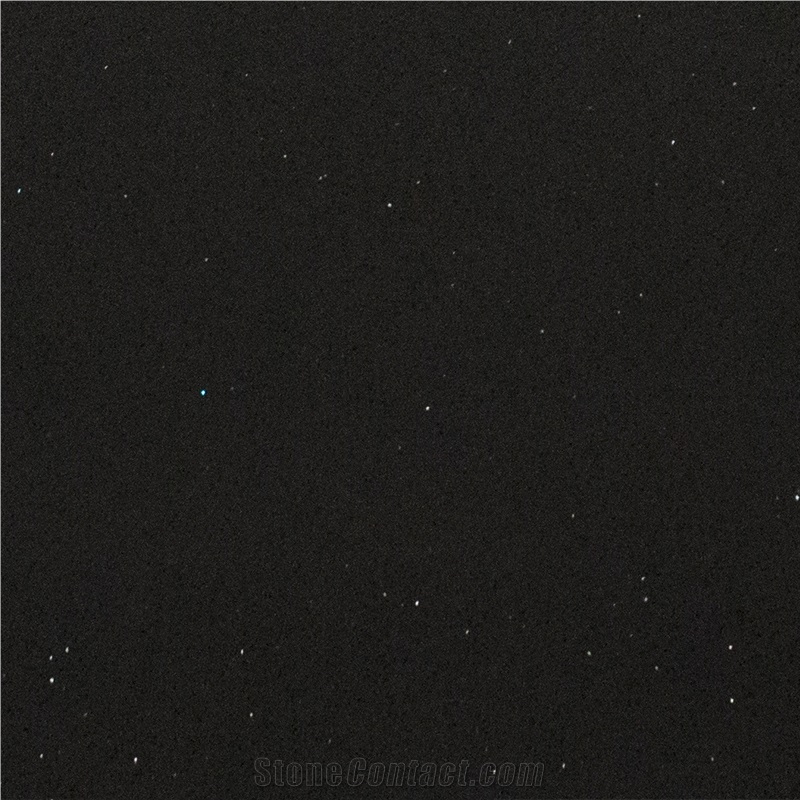 OPPEIN Black Modern Artificial Quartz Slab 3050*1520Mm