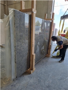 Atlantic Light Limestone Slabs, Limestone Tiles