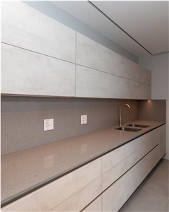 Oyster Caesarstone Kitchen Countertop
