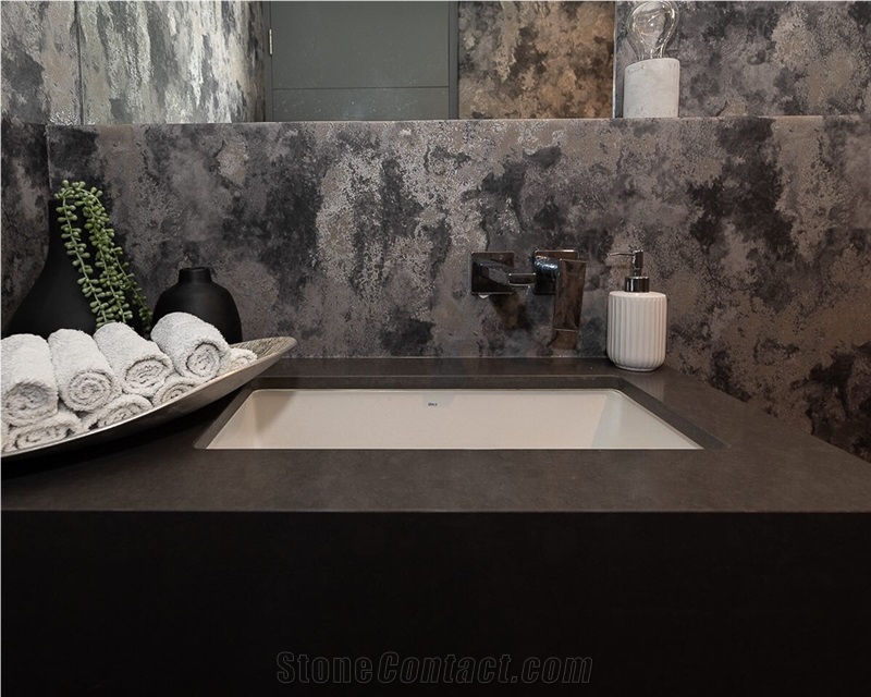 Vicostone Satinet (BS124) Quartz Stone Vanity Top