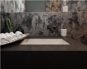 Vicostone Satinet (BS124) Quartz Stone Vanity Top