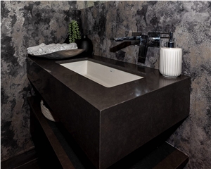 Vicostone Satinet (BS124) Quartz Stone Vanity Top