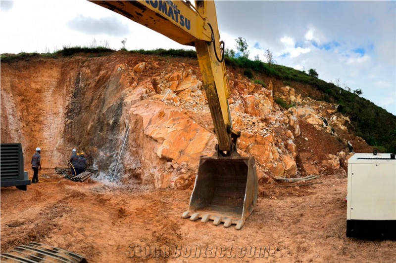 Royal Blue Azul Macaubas Quartzite Quarry