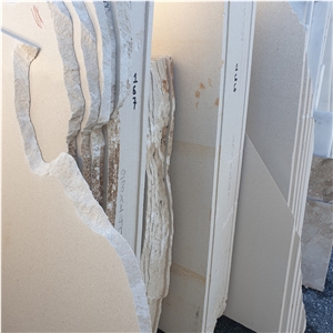 Beige Sesami Limestone Slabs- Crema Champagne Limestone
