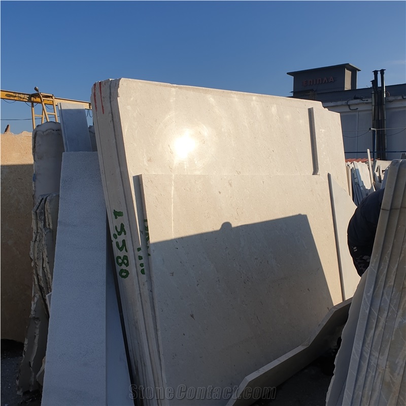Crema Champagne Limestone, Beige Pearl Limestone Slabs