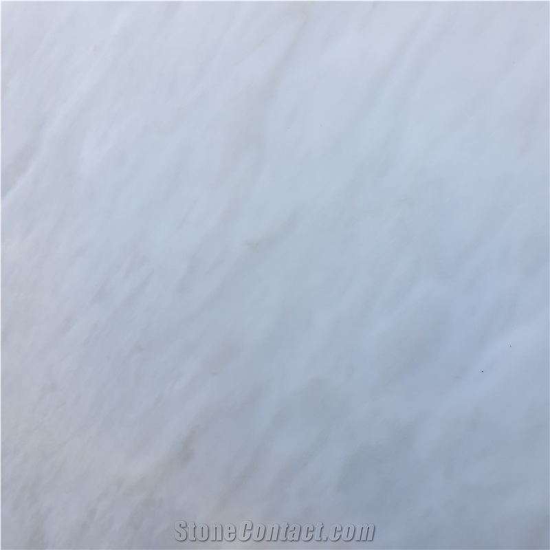 White Cloudy Marble Tiles, Kozani White Marble Slabs