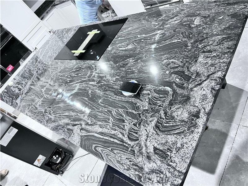 Silver Forest Granite Kitchen Countertop