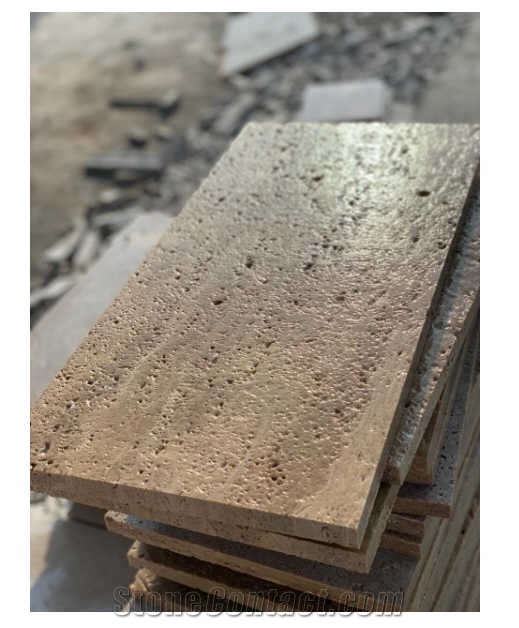 Armenia Beige Travertine Slabs, Tiles