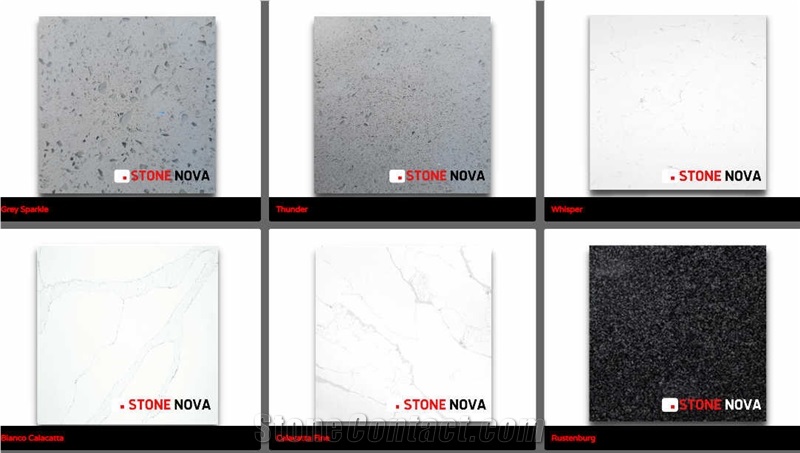 Nova Engineered Stone Quartz Slabs