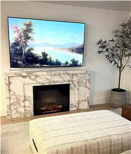 Infinity Porcelain Fireplace Surround