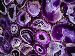 Purple Agate Semiprecious Stone Slabs Purple Agate Semiprecious Stone Slabs