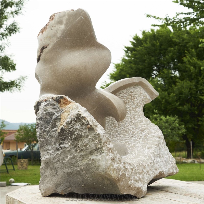Natural Stone Abstract Sculptures