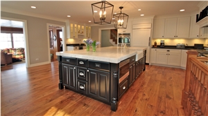 Cristallo Quartzite Kitchen Isand Countertops