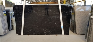 Black Myst Granite Slabs, Black Stripe Granite Black Myst Granite Slabs, Black Stripe Granite