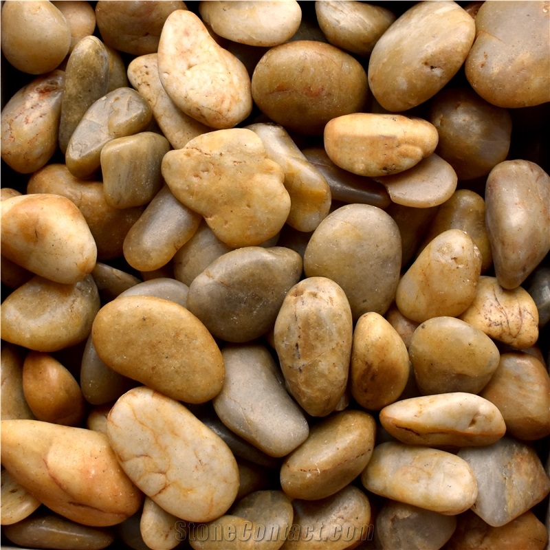Yellow Polished Pebbles