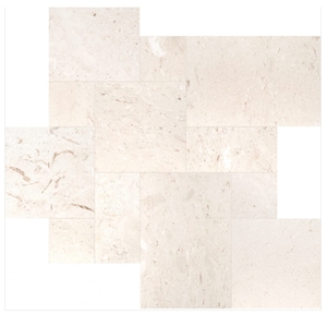 Myra Limestone Brushed French Pattern (12Mm)