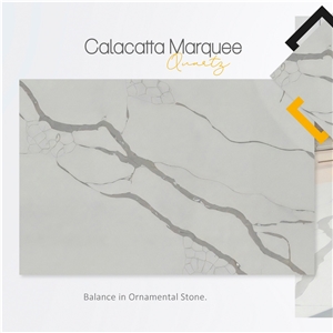 Calacatta Marquee Quartz Slabs