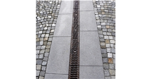 Diorite Di Traversella Rainwater Drain, Street Gutter