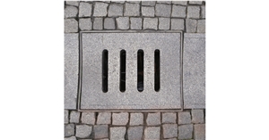 Diorite Di Traversella Rainwater Drain, Street Gutter