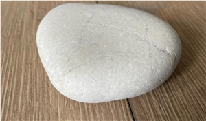 White Marble Happy Pebble Stones To Paint 1 Set