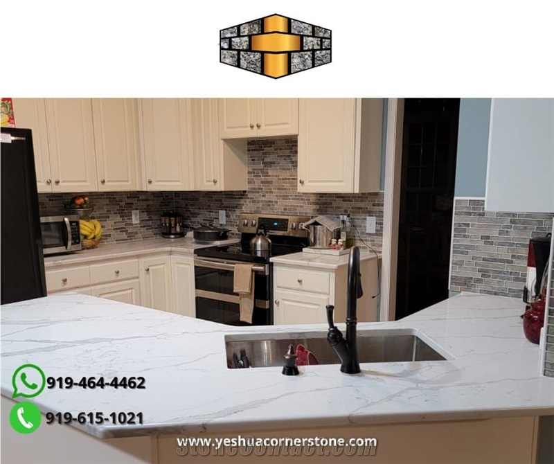 Calacatta Borghini Marble Kitchen Counter Top