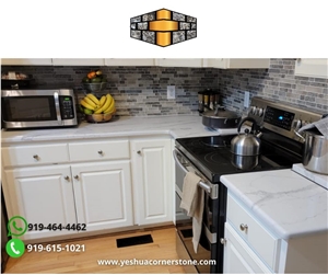 Calacatta Borghini Marble Kitchen Counter Top