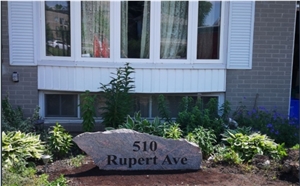 Granite Stone Sign, Key Stone