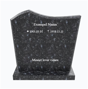 Blue Labrador Granite Gravestone- GS 10