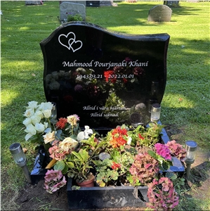 Blue Labrador Granite Gravestone- GS 10