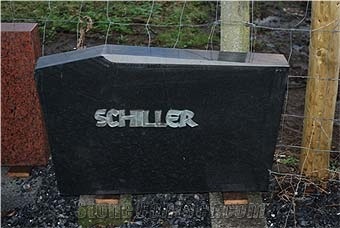 Absolute Black Granite Headstone