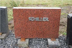 Imperial Red Granite Headstone