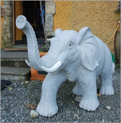 Special Offer Granite Elephant Sculptures